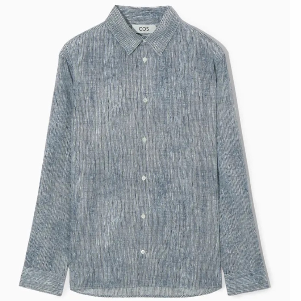 COS relaxed abstract print shirt